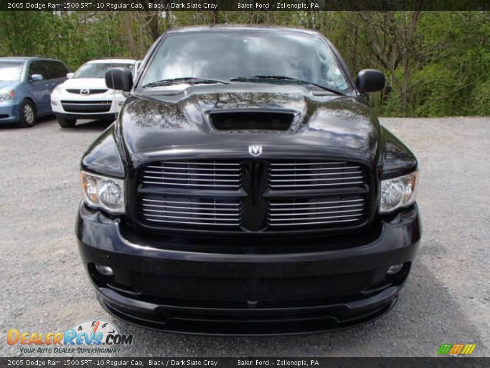 2005 Dodge Ram 1500 SRT-10 Regular Cab Black / Dark Slate Gray Photo #2