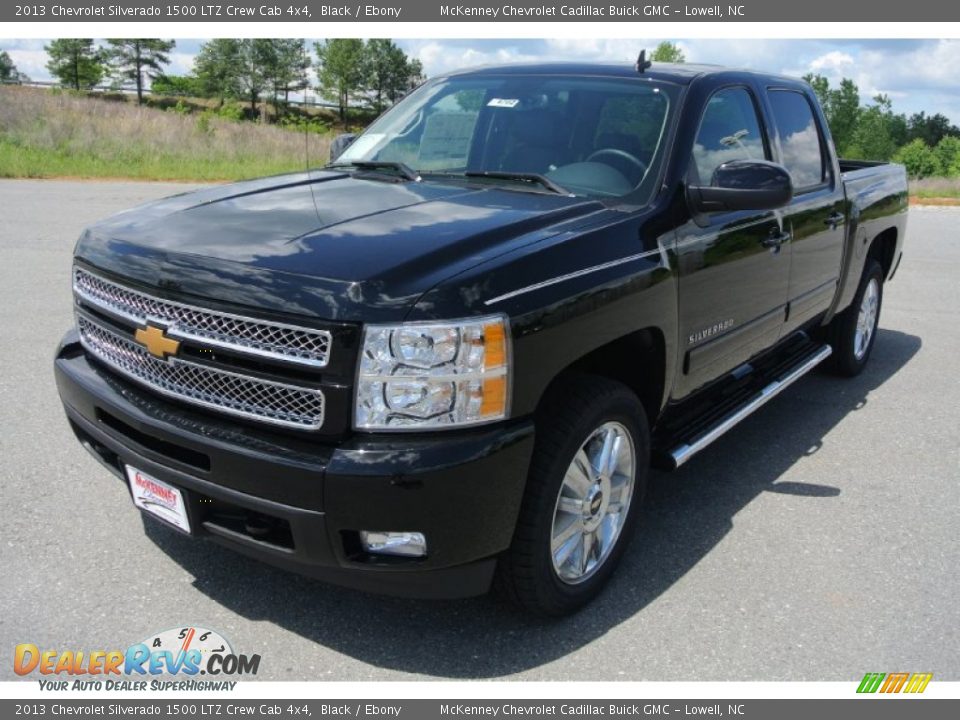 2013 Chevrolet Silverado 1500 LTZ Crew Cab 4x4 Black / Ebony Photo #1