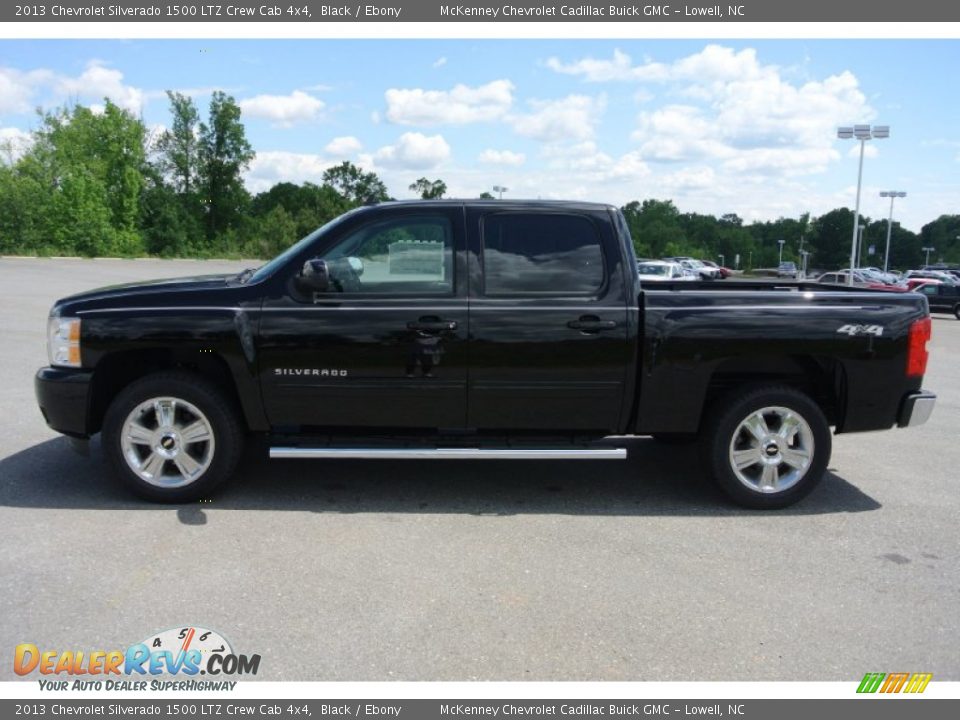 2013 Chevrolet Silverado 1500 LTZ Crew Cab 4x4 Black / Ebony Photo #3