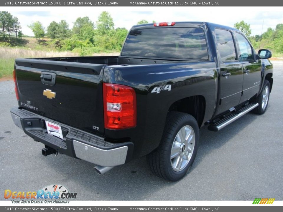 2013 Chevrolet Silverado 1500 LTZ Crew Cab 4x4 Black / Ebony Photo #5
