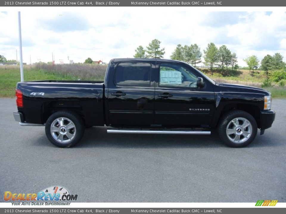 2013 Chevrolet Silverado 1500 LTZ Crew Cab 4x4 Black / Ebony Photo #6