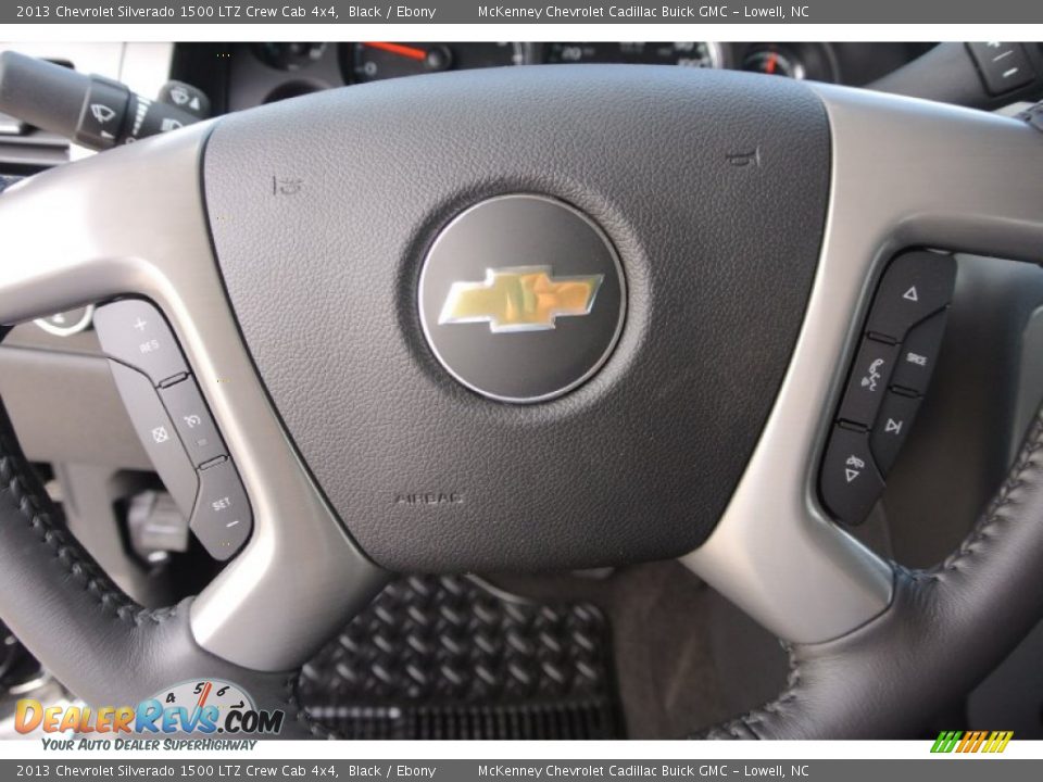 2013 Chevrolet Silverado 1500 LTZ Crew Cab 4x4 Black / Ebony Photo #13