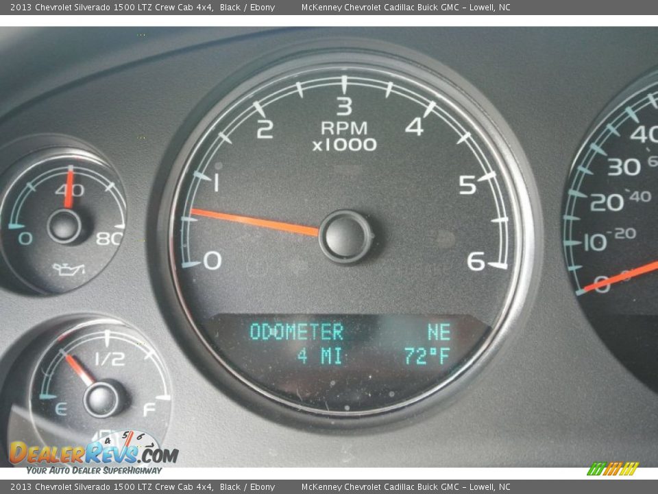 2013 Chevrolet Silverado 1500 LTZ Crew Cab 4x4 Black / Ebony Photo #14