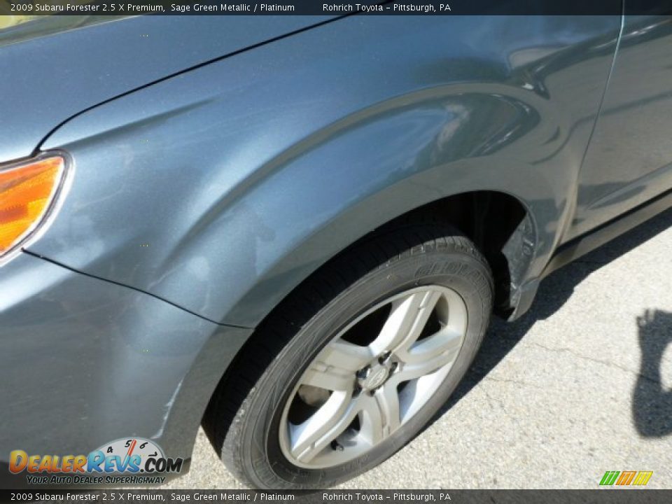 2009 Subaru Forester 2.5 X Premium Sage Green Metallic / Platinum Photo #8