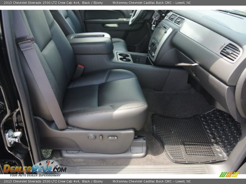 2013 Chevrolet Silverado 1500 LTZ Crew Cab 4x4 Black / Ebony Photo #17