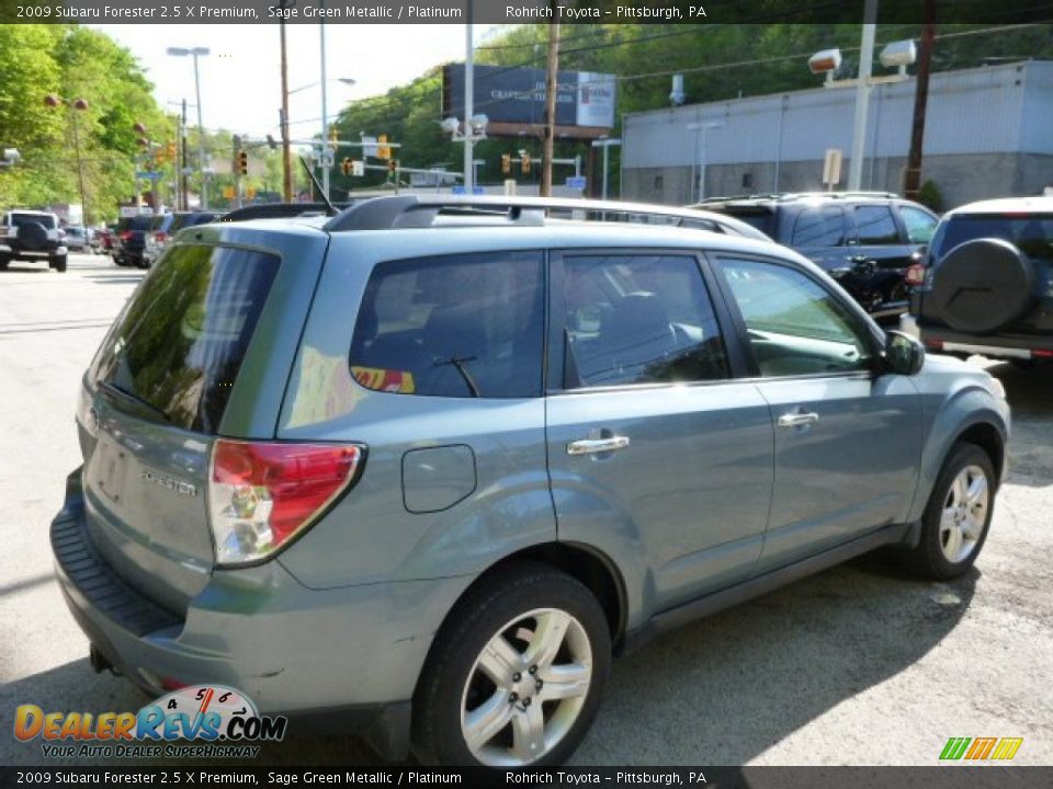 2009 Subaru Forester 2.5 X Premium Sage Green Metallic / Platinum Photo #11