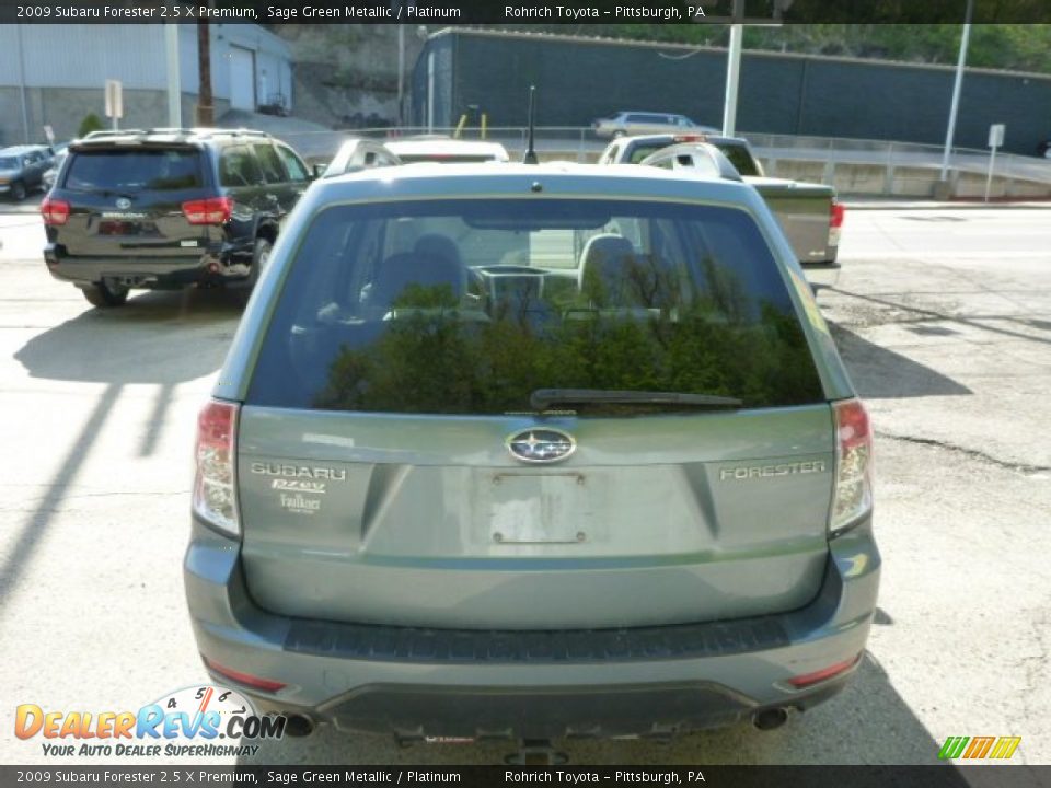 2009 Subaru Forester 2.5 X Premium Sage Green Metallic / Platinum Photo #12