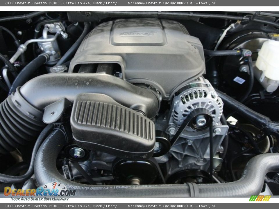 2013 Chevrolet Silverado 1500 LTZ Crew Cab 4x4 Black / Ebony Photo #20
