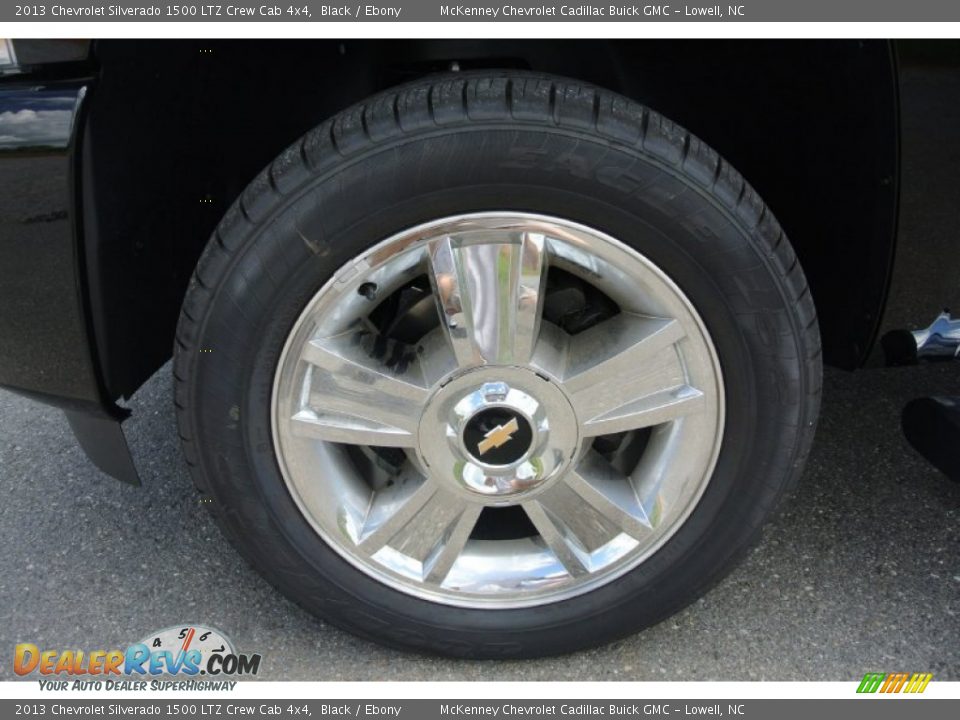 2013 Chevrolet Silverado 1500 LTZ Crew Cab 4x4 Black / Ebony Photo #21