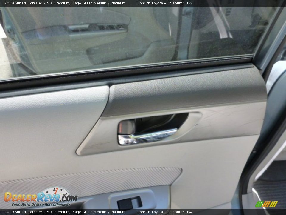 2009 Subaru Forester 2.5 X Premium Sage Green Metallic / Platinum Photo #15