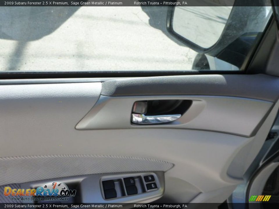2009 Subaru Forester 2.5 X Premium Sage Green Metallic / Platinum Photo #16