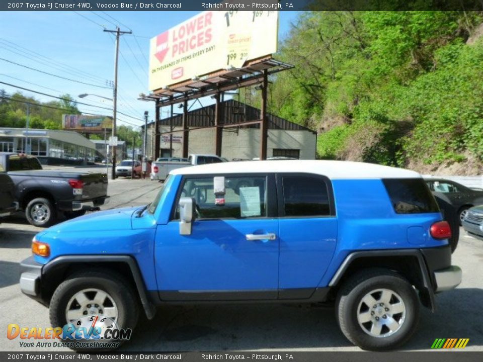 2007 Toyota FJ Cruiser 4WD Voodoo Blue / Dark Charcoal Photo #2