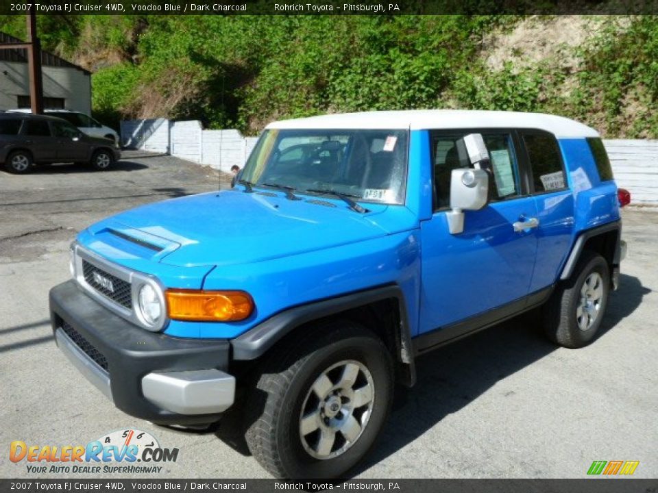 2007 Toyota FJ Cruiser 4WD Voodoo Blue / Dark Charcoal Photo #3