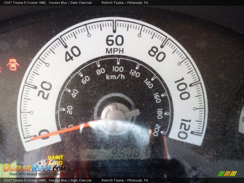 2007 Toyota FJ Cruiser 4WD Voodoo Blue / Dark Charcoal Photo #9