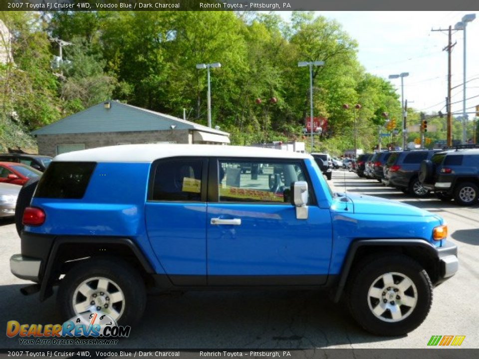 2007 Toyota FJ Cruiser 4WD Voodoo Blue / Dark Charcoal Photo #10