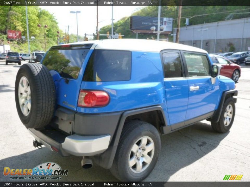 2007 Toyota FJ Cruiser 4WD Voodoo Blue / Dark Charcoal Photo #13