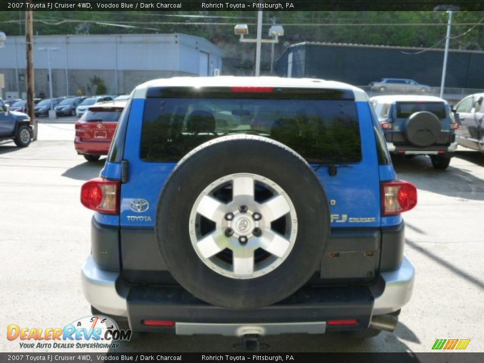 2007 Toyota FJ Cruiser 4WD Voodoo Blue / Dark Charcoal Photo #14