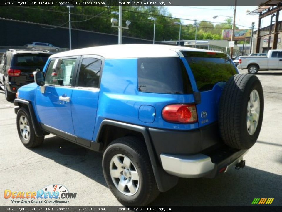 2007 Toyota FJ Cruiser 4WD Voodoo Blue / Dark Charcoal Photo #16