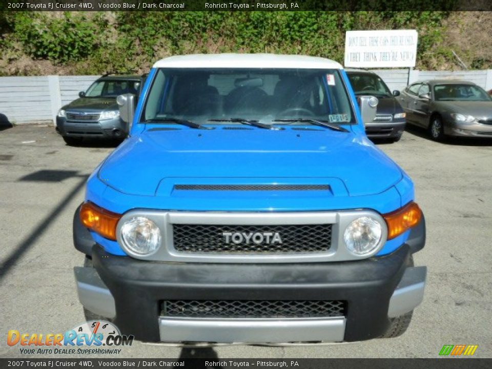 2007 Toyota FJ Cruiser 4WD Voodoo Blue / Dark Charcoal Photo #17