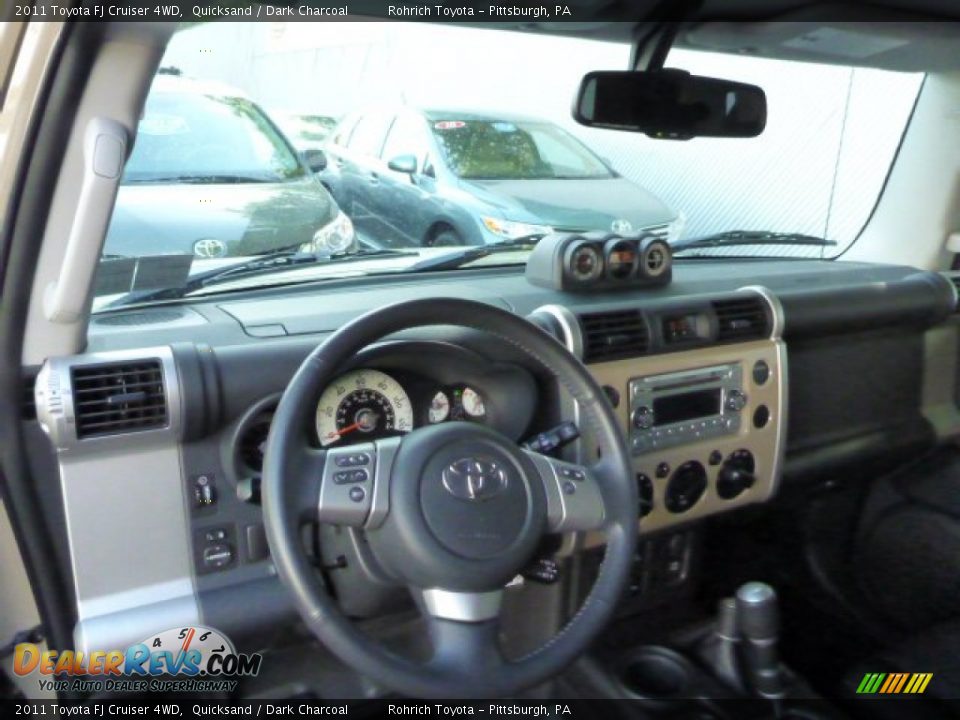 2011 Toyota FJ Cruiser 4WD Quicksand / Dark Charcoal Photo #6
