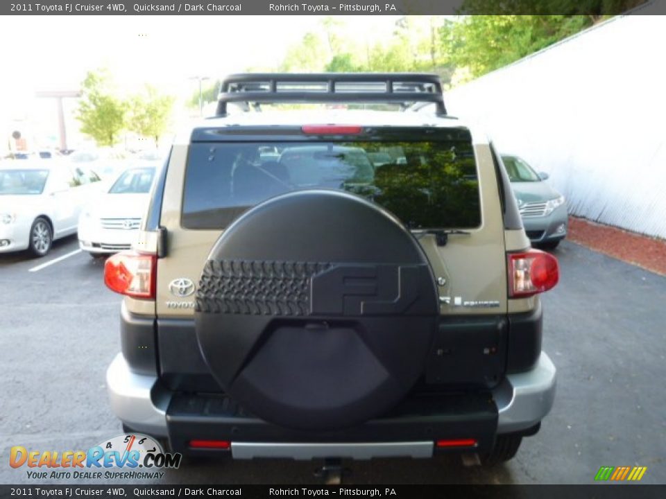 2011 Toyota FJ Cruiser 4WD Quicksand / Dark Charcoal Photo #12