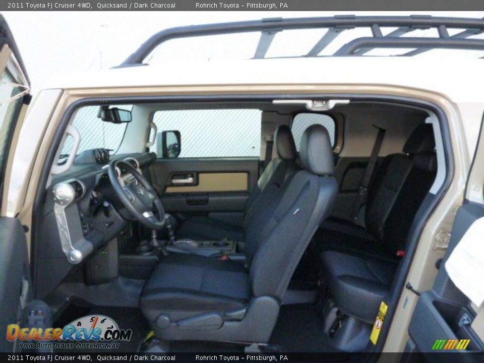 2011 Toyota FJ Cruiser 4WD Quicksand / Dark Charcoal Photo #14
