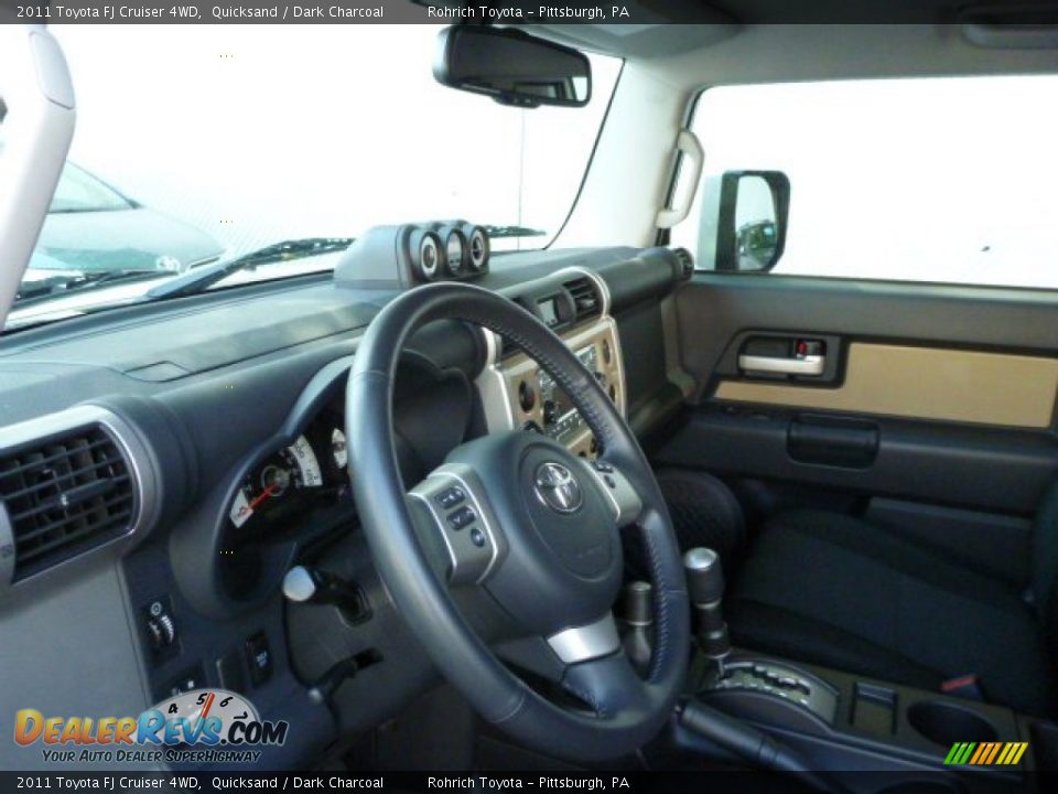 2011 Toyota FJ Cruiser 4WD Quicksand / Dark Charcoal Photo #16