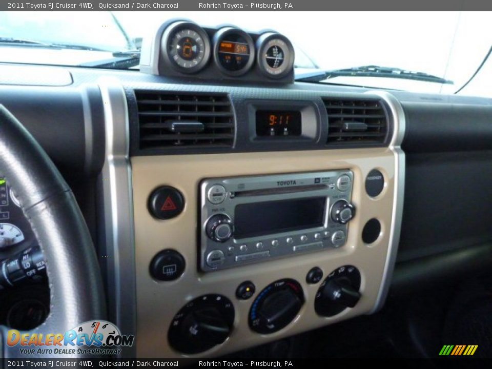 2011 Toyota FJ Cruiser 4WD Quicksand / Dark Charcoal Photo #19