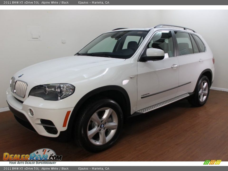2011 BMW X5 xDrive 50i Alpine White / Black Photo #1