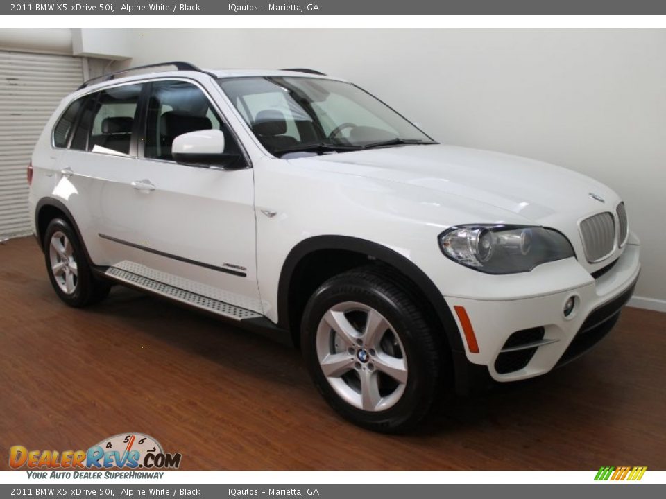 2011 BMW X5 xDrive 50i Alpine White / Black Photo #2