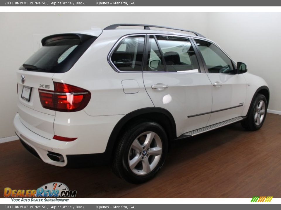 2011 BMW X5 xDrive 50i Alpine White / Black Photo #3