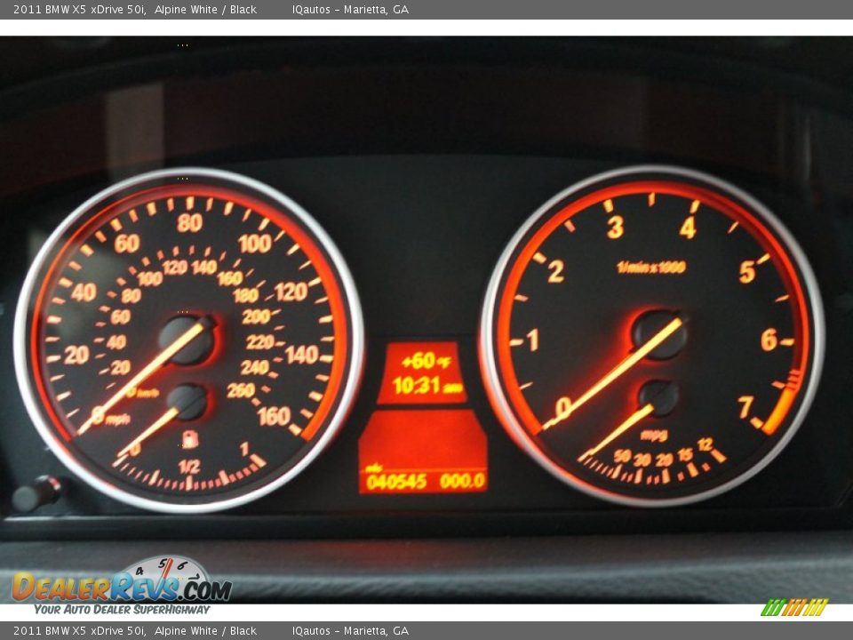 2011 BMW X5 xDrive 50i Alpine White / Black Photo #13