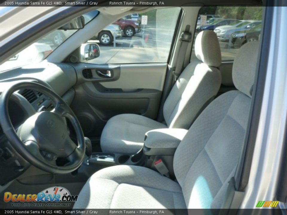 2005 Hyundai Santa Fe GLS 4WD Smart Silver / Gray Photo #4