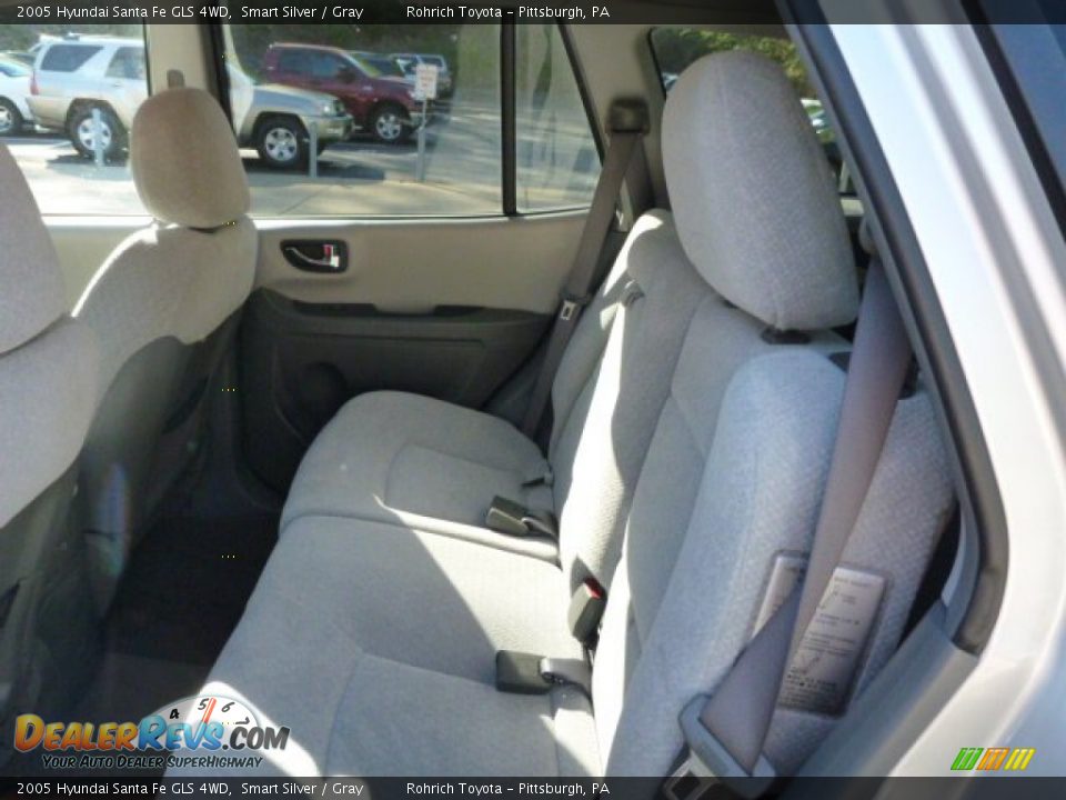 2005 Hyundai Santa Fe GLS 4WD Smart Silver / Gray Photo #5