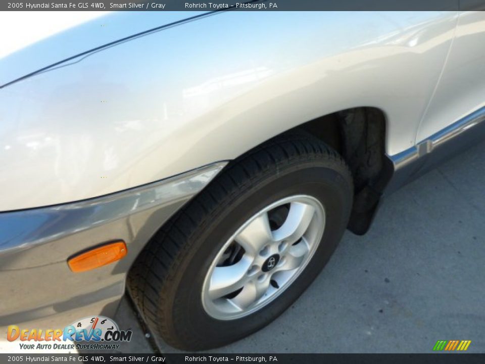 2005 Hyundai Santa Fe GLS 4WD Smart Silver / Gray Photo #8