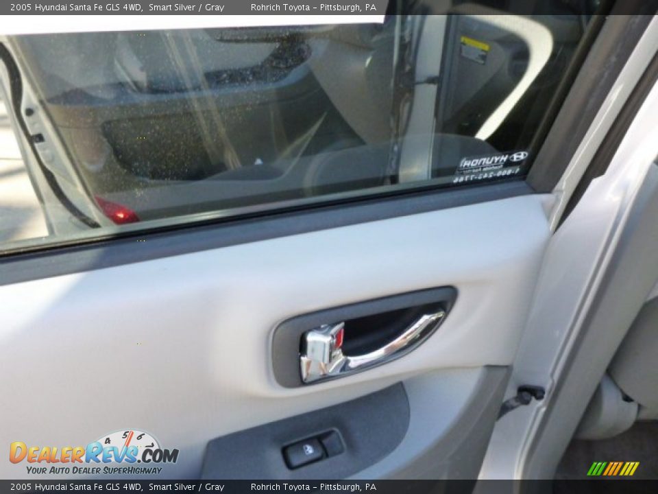 2005 Hyundai Santa Fe GLS 4WD Smart Silver / Gray Photo #15