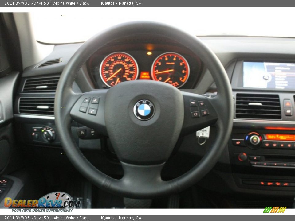 2011 BMW X5 xDrive 50i Alpine White / Black Photo #32