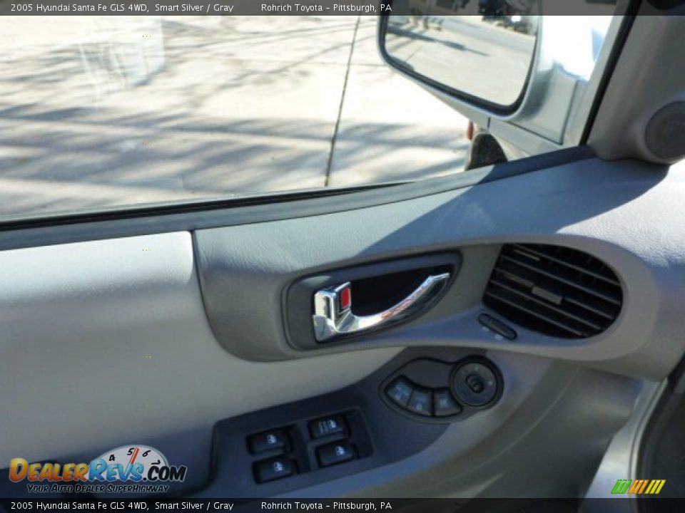 2005 Hyundai Santa Fe GLS 4WD Smart Silver / Gray Photo #16