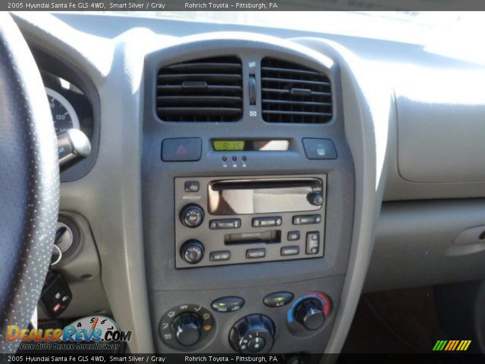 2005 Hyundai Santa Fe GLS 4WD Smart Silver / Gray Photo #19