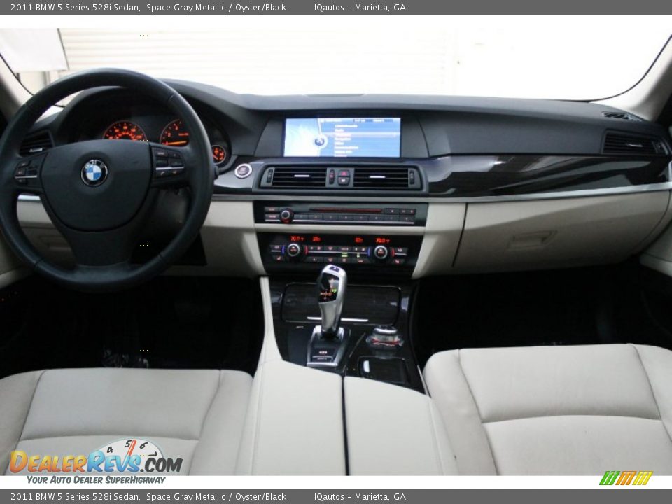 Dashboard of 2011 BMW 5 Series 528i Sedan Photo #11