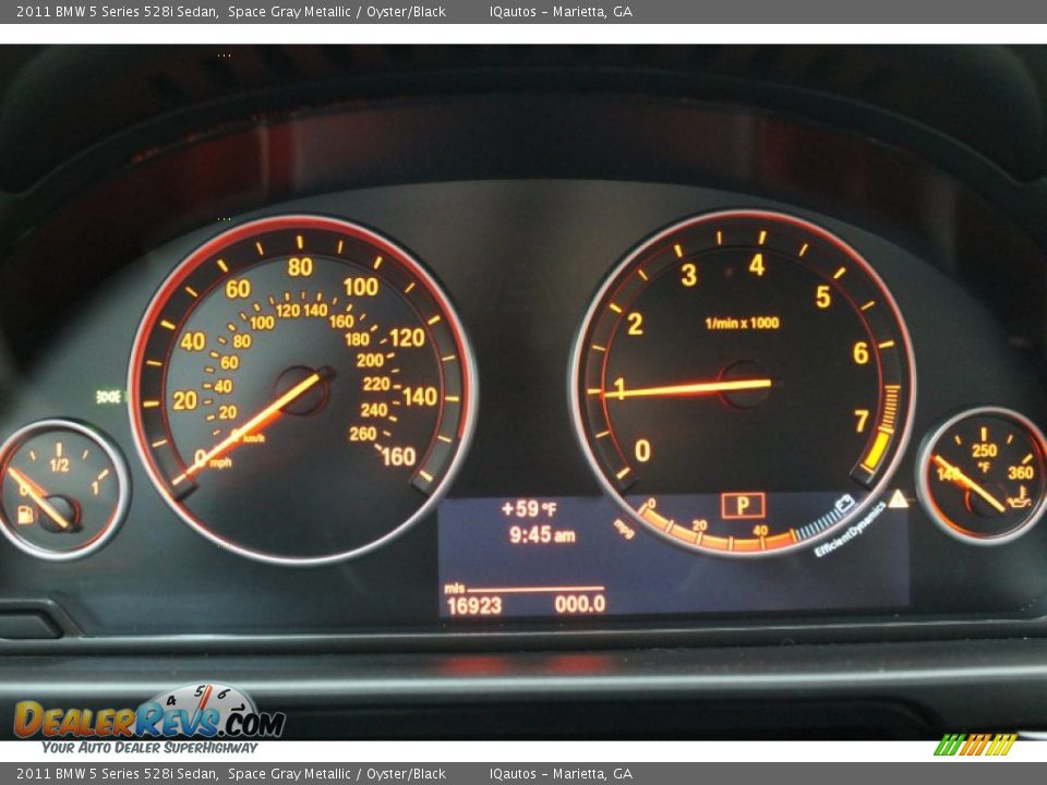 2011 BMW 5 Series 528i Sedan Gauges Photo #13