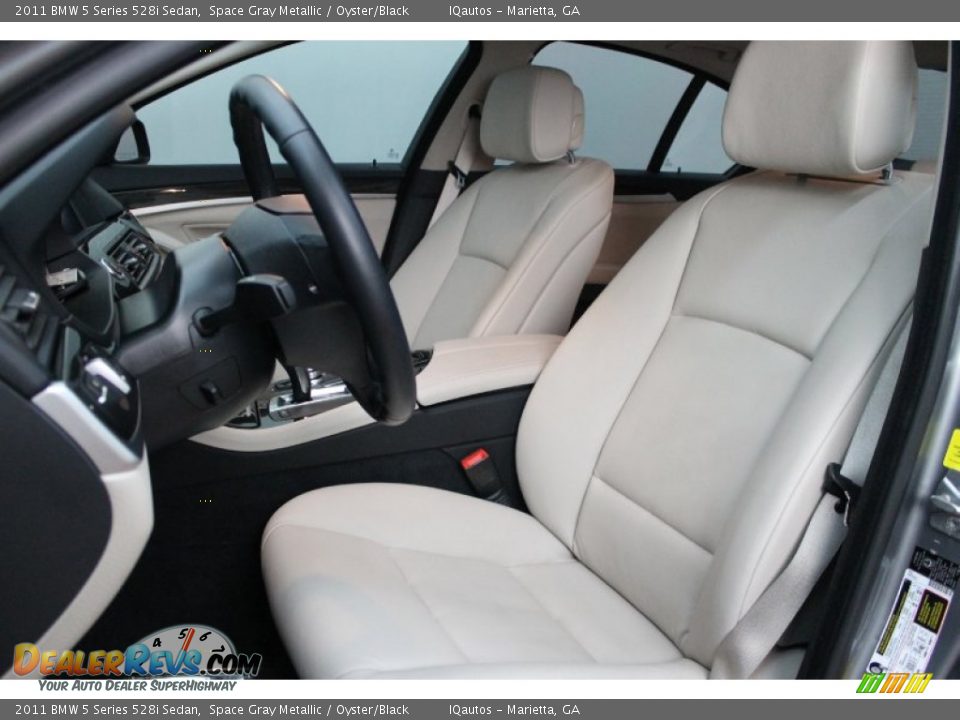 Front Seat of 2011 BMW 5 Series 528i Sedan Photo #17