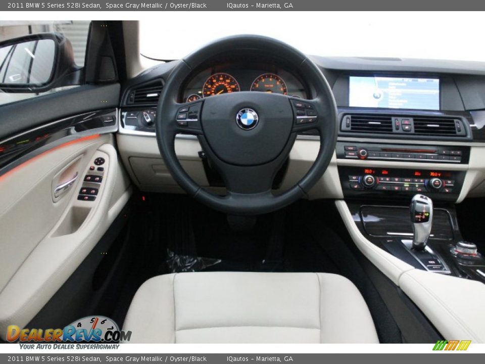 Dashboard of 2011 BMW 5 Series 528i Sedan Photo #33