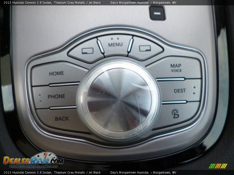 2013 Hyundai Genesis 3.8 Sedan Titanium Gray Metallic / Jet Black Photo #19