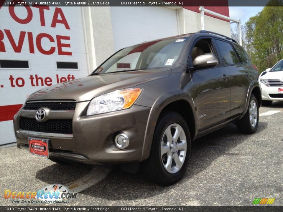 2010 Toyota RAV4 Limited 4WD Pyrite Metallic / Sand Beige Photo #1