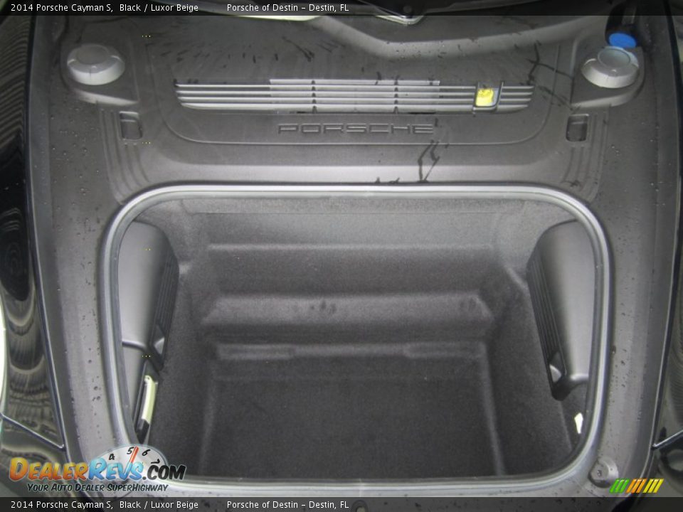 2014 Porsche Cayman S Black / Luxor Beige Photo #3