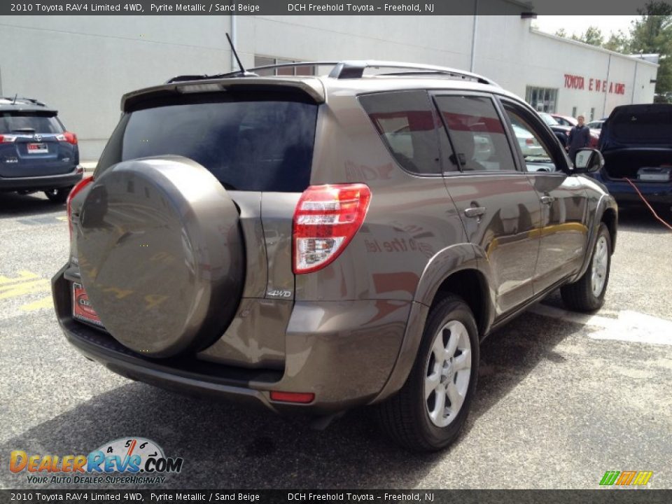 2010 Toyota RAV4 Limited 4WD Pyrite Metallic / Sand Beige Photo #6
