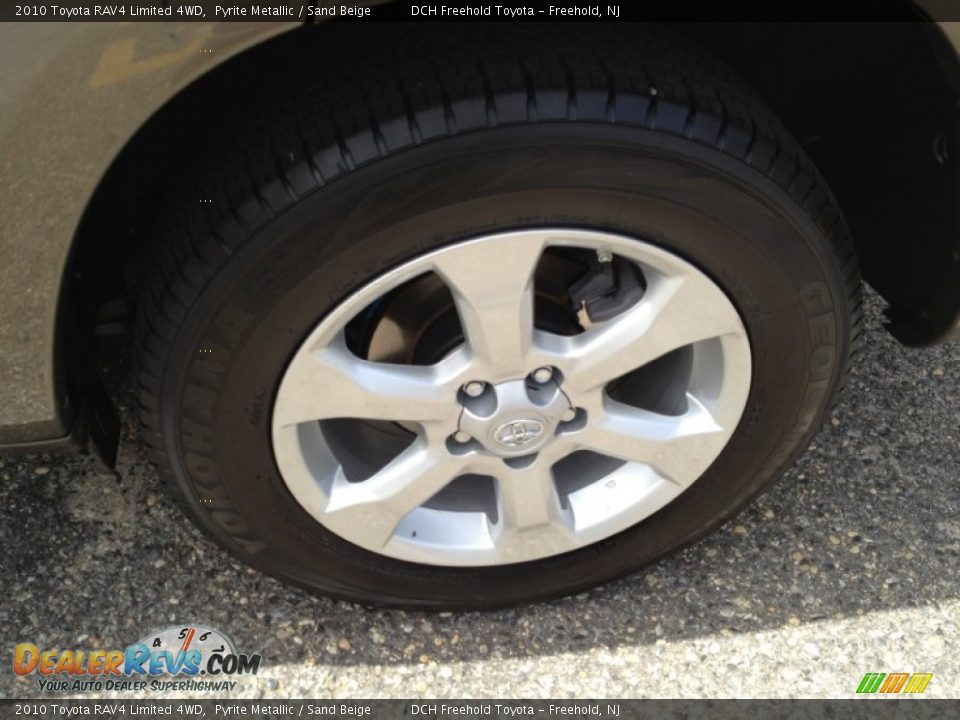 2010 Toyota RAV4 Limited 4WD Pyrite Metallic / Sand Beige Photo #7