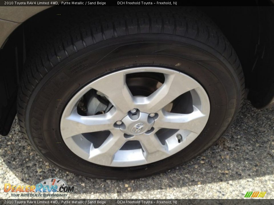 2010 Toyota RAV4 Limited 4WD Pyrite Metallic / Sand Beige Photo #8