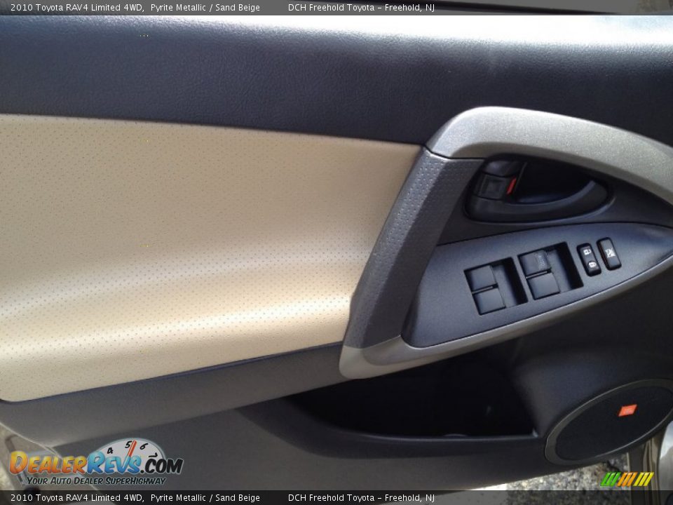 2010 Toyota RAV4 Limited 4WD Pyrite Metallic / Sand Beige Photo #13